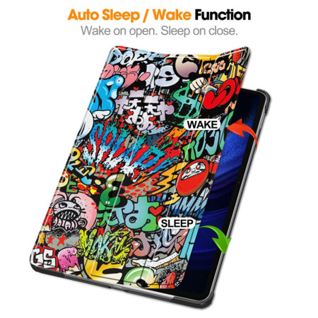Husa tableta Xiaomi Pad 6, FoldPro cu Microfibra, Auto Sleep/Wake, Urban