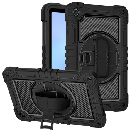 Husa tableta Huawei MatePad SE 10.4, StripeShell 360 HTPMAG, Negru