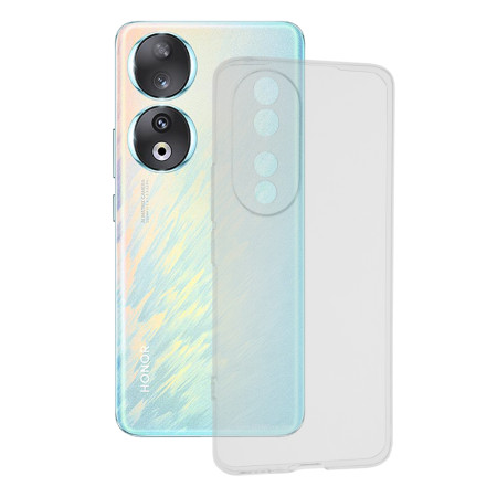 Husa Silicon Honor 90, Pastreaza Originalitatea, Transparent 