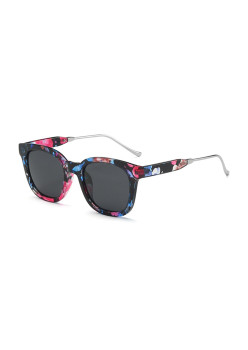  Ochelari de Soare cu protectie UV cu Lentile Polarizate 2050, Metal si PC, Floral Gri