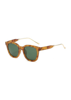  Ochelari de Soare cu protectie UV cu Lentile Polarizate 2050, Metal si PC, Leopard Verde