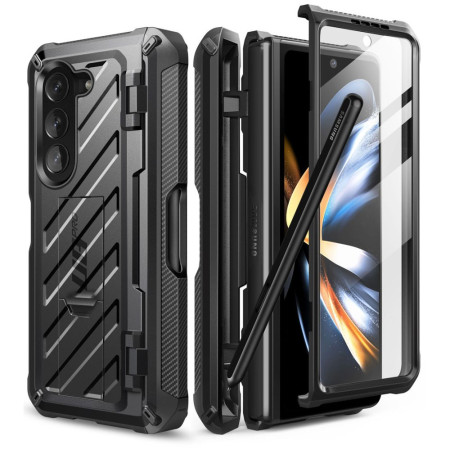 Husa Supcase pentru Samsung Galaxy Z Fold 5, Unicorn Beetle Pro, Negru