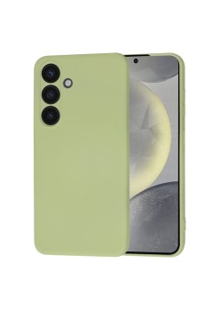 Husa pentru Samsung Galaxy S25 Plus - SoftFlex, Microfibra in interior, Matcha