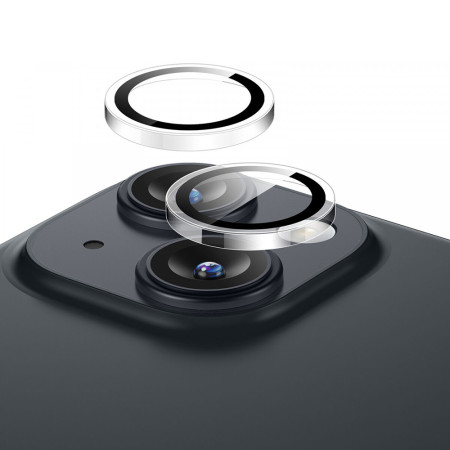 Folie Camera Foto compatibila Apple iPhone 15 Plus, Profesionala HD, Transparent