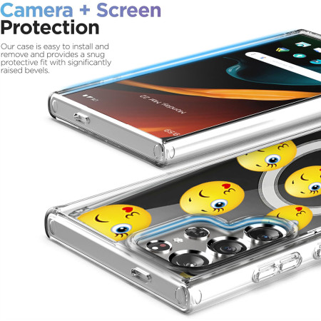 Husa personalizata pentru Samsung Galaxy S24 Ultra, MagSafe Atasare Magnetica, Fata Afectiune