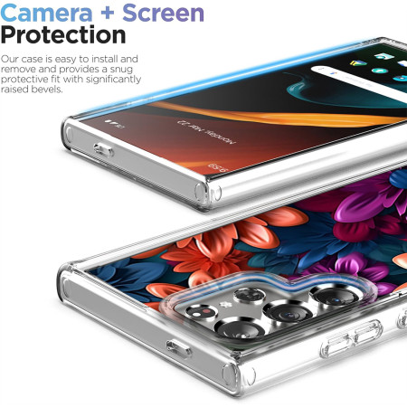 Husa personalizata pentru Samsung Galaxy S24 Ultra, MagSafe Atasare Magnetica, 3D Flower Medley 14