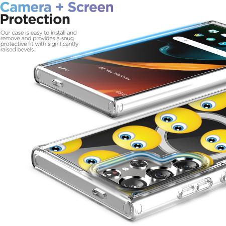 Husa personalizata pentru Samsung Galaxy S24 Ultra, MagSafe Atasare Magnetica, Rolling eyes