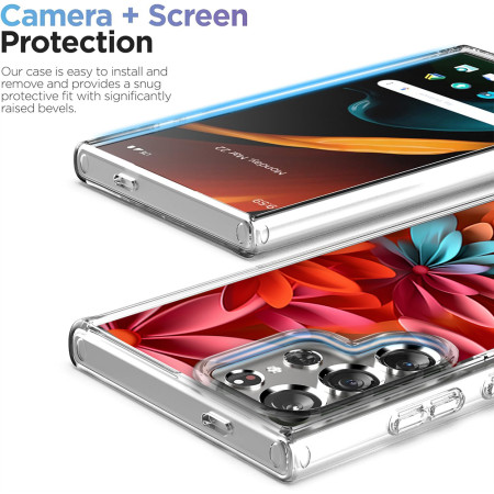 Husa personalizata pentru Samsung Galaxy S23 Ultra, MagSafe Atasare Magnetica, 3D Flower Medley 1