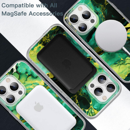 Husa personalizata compatibila Apple iPhone 15 Plus, MagSafe Atasare Magnetica, Antisoc, Neons And Brights 9