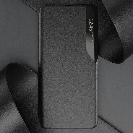 Husa Tip Carte compatibila Samsung Galaxy A15, Stand View, Black
