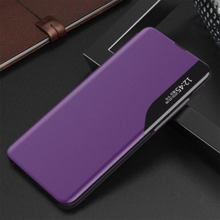 Husa Tip Carte compatibila Samsung Galaxy A55 5G, Stand View, Purple