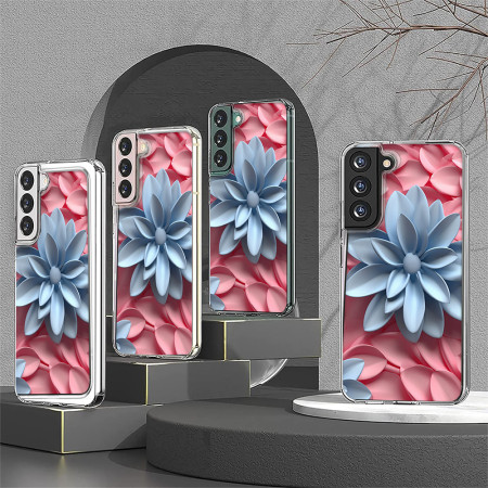Husa personalizata pentru Samsung Galaxy S23, MagSafe Flower Medley 7