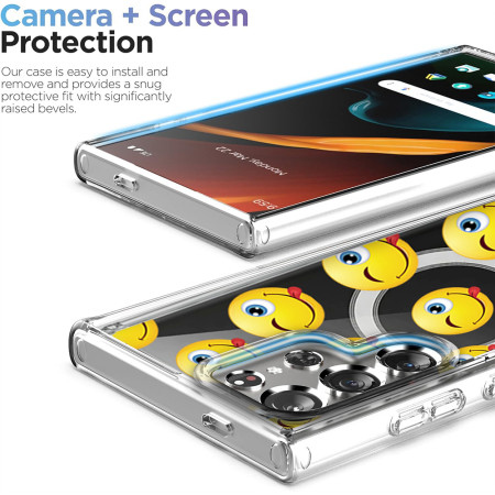 Husa personalizata pentru Samsung Galaxy S24 Ultra, MagSafe Atasare Magnetica, Winking Face With Tongue