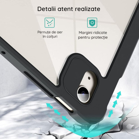 Husa pentru iPad Pro 11" 2021 / 2022, ESR Rebound Hybrid, Rugged Black