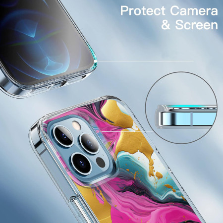 Husa personalizata compatibila Apple iPhone 14, MagSafe Atasare Magnetica, Antisoc, Neons And Brights 33