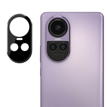 Folie Camera Foto compatibila Oppo Reno10 Pro, 9H Anti Explozie Securizata, Negru
