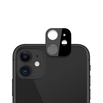 Folie Camera Foto compatibila iPhone 12, 9H Anti Explozie Securizata, Negru