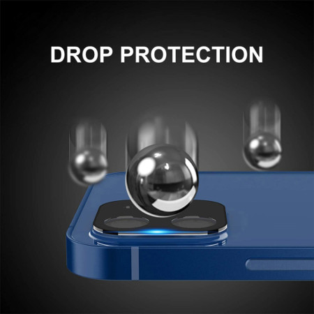 Folie Camera Foto compatibila iPhone 11 Pro / 11 Pro Max, 9H Anti Explozie Securizata, Negru