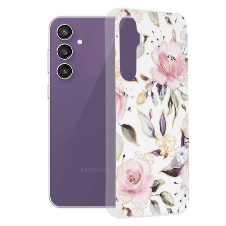 Husa telefon compatibila Samsung Galaxy S23 FE, Personalizata Chloe White