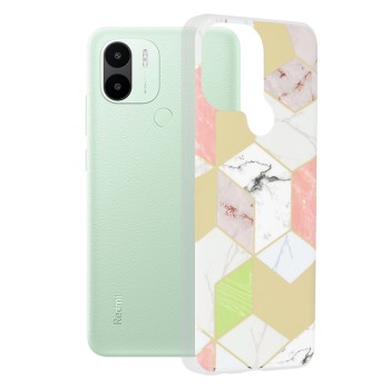 Husa telefon compatibila Xiaomi Redmi A1+ / A2+, Personalizata Purple Hex