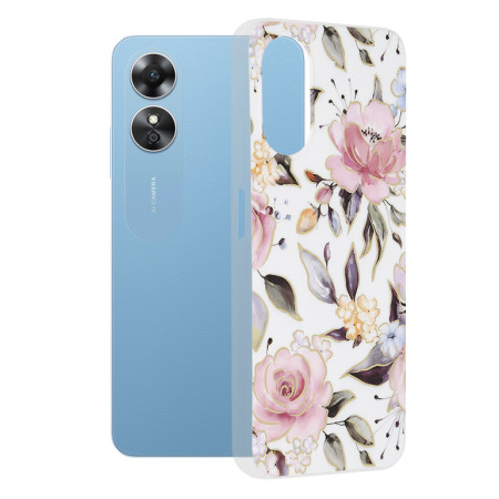 Husa telefon compatibila Oppo A17, Personalizata Chloe White