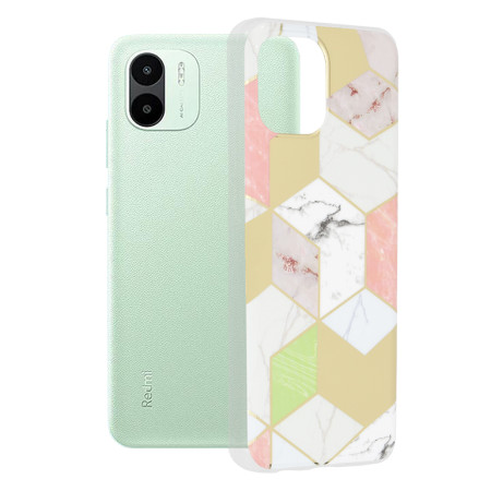 Husa telefon compatibila Xiaomi Redmi A1 / A2, Personalizata Purple Hex