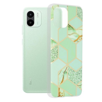 Husa telefon compatibila Xiaomi Redmi A1 / A2, Personalizata, Green Hex