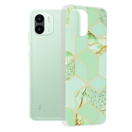 Husa telefon compatibila Xiaomi Redmi A1 / A2, Personalizata, Green Hex