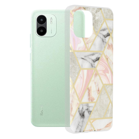 Husa telefon compatibila Xiaomi Redmi A1 / A2, Personalizata, Pink Hex