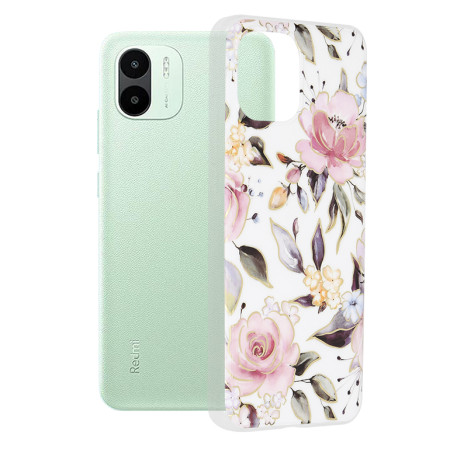 Husa telefon compatibila Xiaomi Redmi A1 / A2, Personalizata, Chloe White