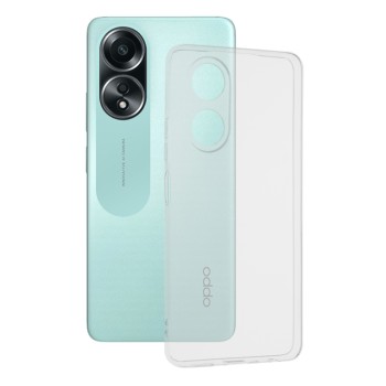 Husa Silicon compatibila Oppo A58 4G, Pastreaza Originalitatea, Transparent 