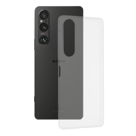 Husa Silicon compatibila Sony Xperia 1 V, Pastreaza Originalitatea, Transparent 