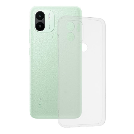 Husa Silicon compatibila Xiaomi Redmi A1 Plus / A2 Plus, Pastreaza Originalitatea, Transparent 