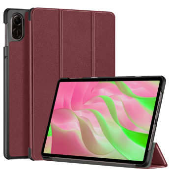 Husa tableta compatibila Honor Pad X9 / X8 Pro, FoldPro cu Microfibra, Auto Sleep/Wake, Red