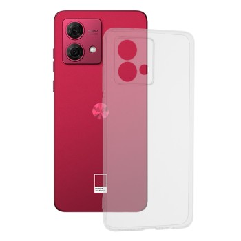 Husa Silicon compatibila Motorola Moto G84, Pastreaza Originalitatea, Transparent 
