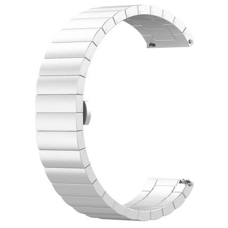 Curea pentru Samsung Galaxy Watch 4/5/Active 2, Huawei Watch GT 3 (42mm)/GT 3 Pro (43mm), Silver