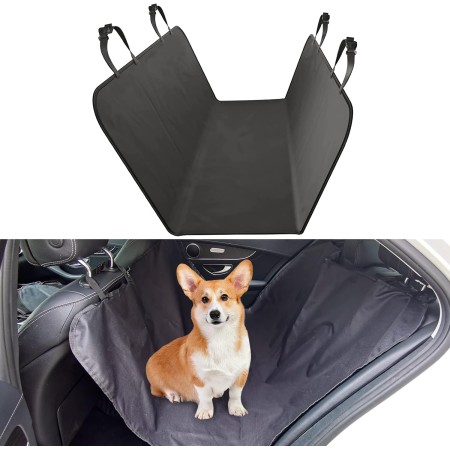 Covor Protectie Portbagaj pentru Caini, Impermeabil, Panza Oxford, 135x135 cm, Negru