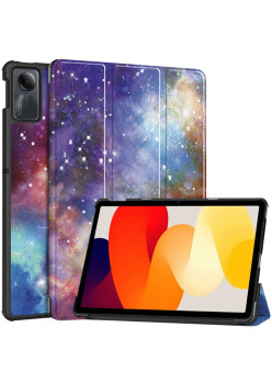 Husa tableta compatibila Xiaomi Redmi Pad SE, FoldPro cu Microfibra, Auto Sleep/Wake, Galaxy