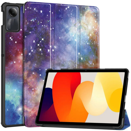 Husa tableta compatibila Xiaomi Redmi Pad SE, FoldPro cu Microfibra, Auto Sleep/Wake, Galaxy