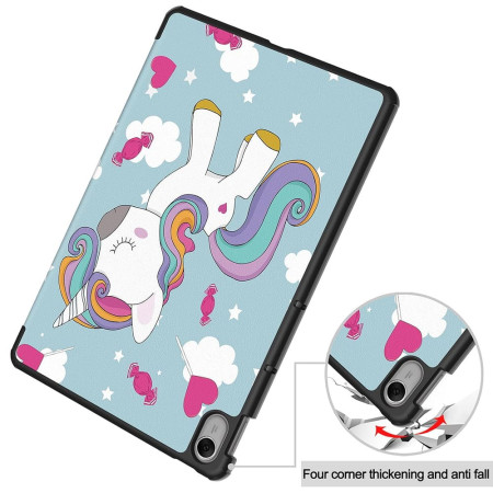 Husa tableta compatibila Huawei MatePad 11.5", FoldPro cu Microfibra, Auto Sleep/Wake, Unicorn
