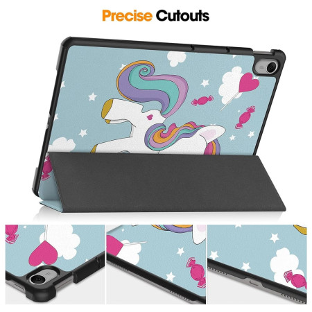 Husa tableta compatibila Huawei MatePad 11.5", FoldPro cu Microfibra, Auto Sleep/Wake, Unicorn