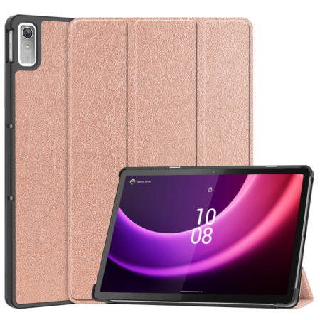 Husa tableta compatibila Lenovo Tab P11 Gen 2 11.5, FoldPro cu Microfibra, Auto Sleep/Wake, Rose Gold