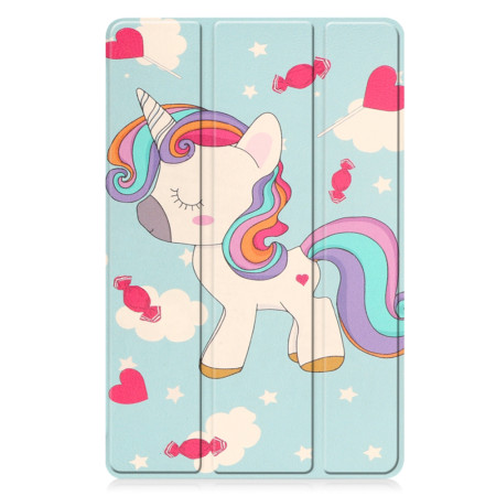 Husa tableta compatibila Lenovo Tab P11 Gen 2 11.5, FoldPro cu Microfibra, Auto Sleep/Wake, Unicorn
