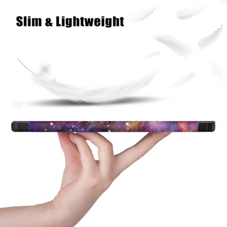 Husa tableta compatibila Lenovo Tab M9 9.0, FoldPro cu Microfibra, Auto Sleep/Wake, Galaxy
