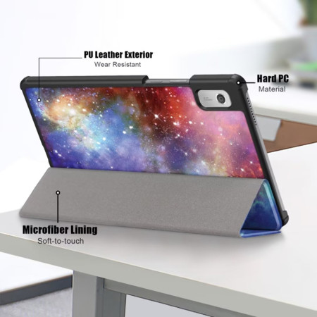 Husa tableta compatibila Lenovo Tab M9 9.0, FoldPro cu Microfibra, Auto Sleep/Wake, Galaxy