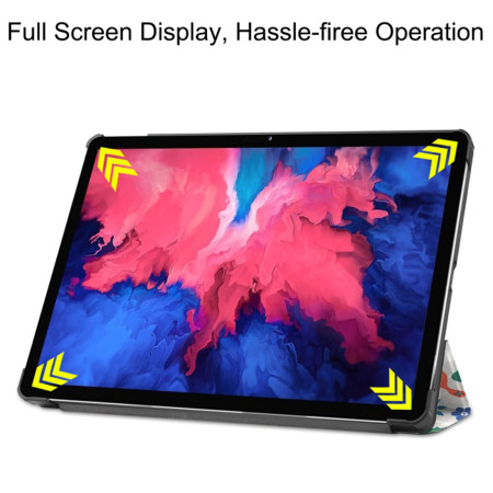 Husa tableta compatibila Lenovo Tab P11 TB-J606L / TB-J606F / Tab P11 Plus TB-J616F / TB-J616X, FoldPro cu Microfibra, Auto Sleep/Wake, Butterfly