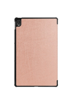 Husa tableta compatibila Lenovo Tab P11 TB-J606L / TB-J606F / Tab P11 Plus TB-J616F / TB-J616X, FoldPro cu Microfibra, Auto Sleep/Wake, Rose Gold