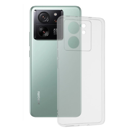Husa Silicon compatibila Xiaomi 13T / 13T Pro, Pastreaza Originalitatea, Transparent 