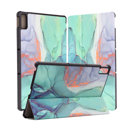 Husa tableta compatibila Lenovo Tab P11 Gen 2 11.5, FoldPro cu Microfibra, Auto Sleep/Wake, Green Time