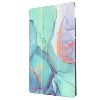 Husa tableta compatibila Lenovo Tab P11 Gen 2 11.5, FoldPro cu Microfibra, Auto Sleep/Wake, Green Time